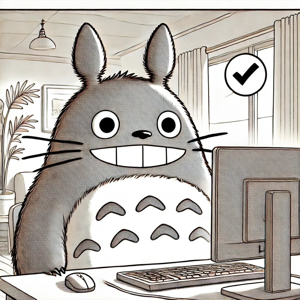 Totoro working with Technical Debt after reading this blog post